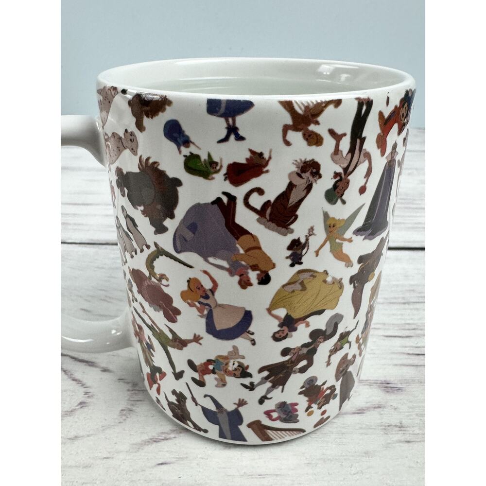 Disney‎ Ink & Paint Color Changing Ceramic Coffee Mug Cup Character Silhouettes - Picture 11 of 16